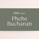 "Modern Bookmark" - Place Cards in Cactus by Jill Means - Detail