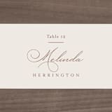 "Delicate Names" - Place Cards in Buttercream by Jessica Williams - Detail