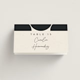 "Kenai" - Place Cards in Shadow by Carly Reed Walker - Folded with Free Guest Printing