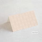 "Bohemian Pampas" - Place Cards in Sand by Kaydi Bishop - Folded Back of Card