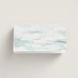"At Sea" - Place Cards in Sky by Nicoletta Savod - Folded Back of Card