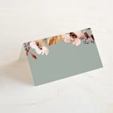 "Serenata" - Place Cards in Sage by Petra Kern - Blank front