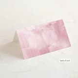 "Serenata" - Place Cards in Sage by Petra Kern - Folded Back of Card