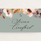 "Serenata" - Place Cards in Sage by Petra Kern - Detail
