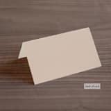 "Painted Sands" - Place Cards in Terracotta by Chelsea Petaja - Folded Back of Card
