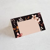 "Silky Way" - Place Cards in Midnight by Petra Kern - Blank front