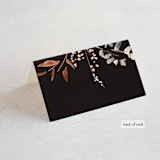 "Silky Way" - Place Cards in Midnight by Petra Kern - Folded Back of Card