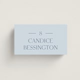 "Floral Type Arch" - Place Cards in Bluebell by Baumbirdy - Front