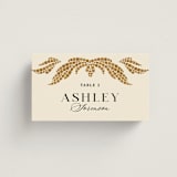 "Floral mosaic" - Place Cards in Sand by GeekInk Design - Front with Free Guest Printing