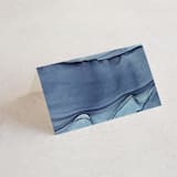 "Slate" - Place Cards in Blue Jasper by Erin Deegan - Blank front