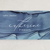 "Slate" - Place Cards in Blue Jasper by Erin Deegan - Detail