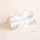 "Painted Leaves" - Place Cards in Coconut by Owl and Toad - Folded Back of Card