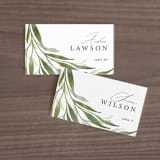 "Orchard" - Place Cards in Laurel Bough by Erin L. Wilson - Front with Free Guest Printing