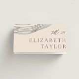 "Rings" - Place Cards in Natural by Alethea and Ruth - Folded with Free Guest Printing