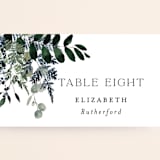 "On and On" - Place Cards in Botanical Bouquet by Design Lotus - Detail