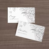 "Loving" - Place Cards in Cloudy by Paper Raven Co. - Front with Free Guest Printing