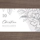 "Loving" - Place Cards in Cloudy by Paper Raven Co. - Detail