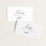 "Ridgeline" - Place Cards in Ivory by Eric Clegg - Front with Free Guest Printing