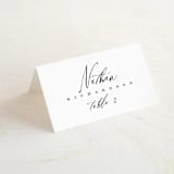 "Ridgeline" - Place Cards in Ivory by Eric Clegg - Folded with Free Guest Printing