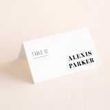 "and the adventure begins" - Place Cards in Diamond by Playground Prints - Folded with Free Guest Printing