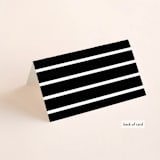 "and the adventure begins" - Place Cards in Diamond by Playground Prints - Folded Back of Card