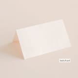 "Crush" - Place Cards in Buttery by Carolyn MacLaren - Folded Back of Card