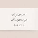 "Crush" - Place Cards in Buttery by Carolyn MacLaren - Detail