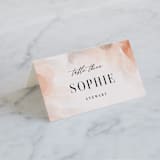 "Romantic" - Place Cards in Earth by Lori Wemple - Folded with Free Guest Printing