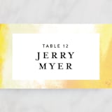 "Upper Block" - Place Cards in Daisy by Lea Velasquez - Detail
