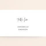 "Madison Ave" - Place Cards in Linen by Design Lotus - Detail