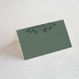 "Falling Branch" - Place Cards in Eucalyptus by Amy Kross - Blank front