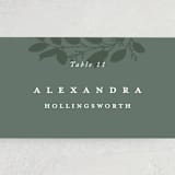 "Falling Branch" - Place Cards in Eucalyptus by Amy Kross - Detail