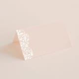 "French Roses" - Place Cards in Blush by 2birdstone - Blank front