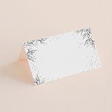 "A Sketched Wreath" - Place Cards in Concrete by Plain White Paper Co - Blank front