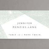 "Elegantly Minimal" - Place Cards in Seafoam by itsjensworld - Detail