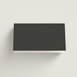 "Upper East" - Place Cards in Charcoal by Megan Davis - Blank front