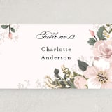 "Spring Botanicals" - Place Cards in Blush by Susan Moyal - Detail