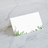 "Bright & Green" - Place Cards in Sprig by Amanda Day - Blank front