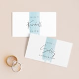 "So Delightful" - Place Cards in Sky by Erika Firm - Front with Free Guest Printing