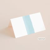 "So Delightful" - Place Cards in Sky by Erika Firm - Folded Back of Card