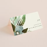 "Gardens Edge" - Place Cards in Garden by Grace Kreinbrink - Folded with Free Guest Printing