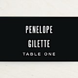 "Offset" - Place Cards in Ebony by Up Up Creative - Detail