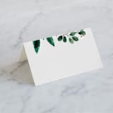 "Winter Bouquet" - Place Cards in Mist by Alethea and Ruth - Blank front