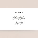 "Signed" - Place Cards in Pearl by Roxy Cervantes - Detail