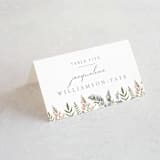 "Spring Wildflowers" - Place Cards in Garden by Christie Elise - Folded with Free Guest Printing