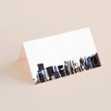 "Bold city" - Place Cards in Ivory by Cass Imagines - Blank front