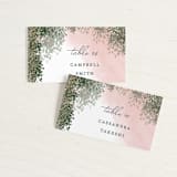 "veil sweet" - Place Cards in Blush by Cass Imagines - Front with Free Guest Printing