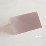 "plain paint" - Place Cards in Taupe by Phrosné Barwood - Folded Back of Card