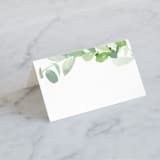 "Soft Eucalyptus" - Place Cards in Garden by Yao Cheng Design - Blank front