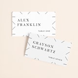 "Harmonie" - Place Cards in Cloud by Carly Reed Walker - Front with Free Guest Printing